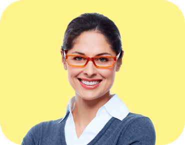 Close-up portrait of a smiling individual